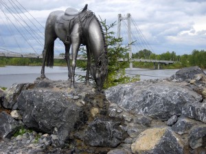 Конь - памятник основателям Красноярска
