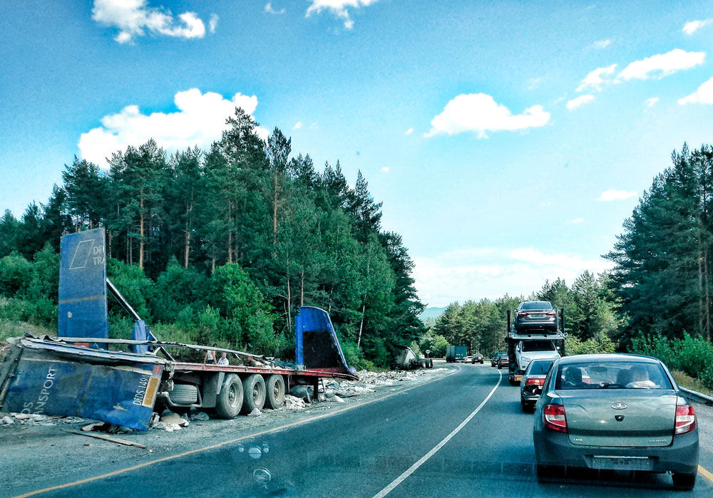 Трасса M5 признана самой опасной дорогой России в 2013 году